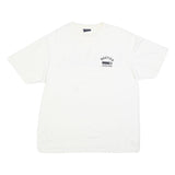NAUTICA Mens White Graphic T-Shirt M Short Sleeve Crew Neck Sailing Print