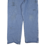 DICKIES Mens Regular Fit Blue Denim Jeans W40 L28 Durable Classic Zip Closure