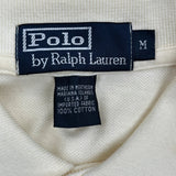 Polo By Ralph Lauren Polo Shirt - Medium Cream Cotton