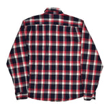 Wrangler Checked Flannel Shirt - XL Navy Cotton