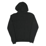 ADIDAS Mens Black Hoodie XS Blue Trefoil Logo Pullover Cotton Blend