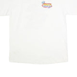 GILDAN Mens White Shasta Raceway Park Vintage Nationals Graphic T-Shirt XL Short