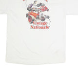GILDAN Mens White Shasta Raceway Park Vintage Nationals Graphic T-Shirt XL Short