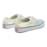 VANS Authentic Womens Low Top Trainers Cream & Blue Cotton Blend UK 5 Casual
