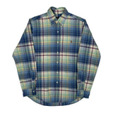 Ralph Lauren Checked Shirt - Medium Blue Cotton