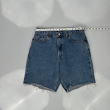560 Levis Denim Shorts - 30W UK 12 Blue Cotton