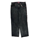 Webs Contrast Stitch Carpenter Jeans - 33W 31L Black Cotton