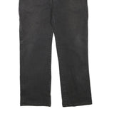 DICKIES Womens Regular Fit Black Denim Jeans W36 L28 Classic Cotton Blend Zip