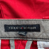 Tommy Hilfiger Chinos - 34W 34L Red Cotton