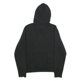 PUMA Womens Black Hoodie UK 14 Cotton Blend Pullover Casual Sports Sweatshirt