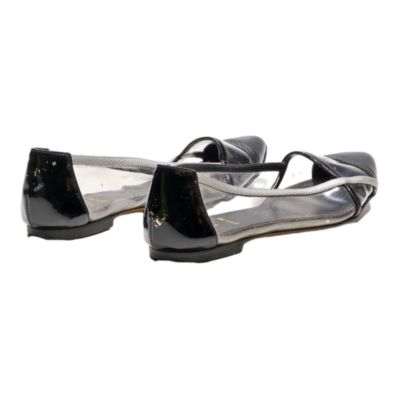 FENDI Ballet Shoes Black Synthetic Womens UK 3