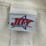 Single Stitch Indianapolis Colts Peyton Manning Joy Athletic Graphic T-Shirt - Large White Cotton