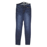 GUESS Womens Slim Fit Skinny Blue Denim Jeans W30 L31 Zip Cotton Blend