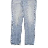 CARHARTT Mens Slim Light Blue Denim Jeans W30 L32 Casual Cotton Blend Zip