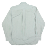 TOMMY HILFIGER Mens Green Check Shirt M Classic Fit Button-Down Collar Long