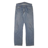 LEVI'S Mens Jeans Blue Regular Straight Denim Medium W32 L32 Classic Zip Cotton