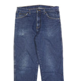 DICKIES Mens Blue Regular Fit Straight Denim Jeans W36 L32 Workwear Casual