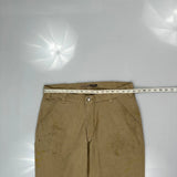 Carhartt Carpenter Trousers - 36W 30L Beige Cotton