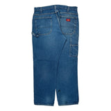 Dickies Carpenter Jeans - 35W 30L Blue Cotton
