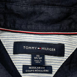 Tommy Hilfiger Short Sleeve Shirt - XS Navy Cotton