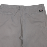 DICKIES Mens Shorts Grey Casual Classic 2XL W40 Cotton Blend Workwear