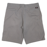 DICKIES Mens Shorts Grey Casual Classic 2XL W40 Cotton Blend Workwear