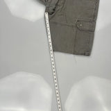 Wrangler Cargo Carpenter Shorts - 33W 10L Grey Cotton