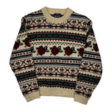 Woolrich Christmas Sweater - Medium Green Wool