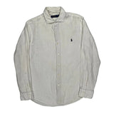 Polo By Ralph Lauren Shirt - Large White Linen