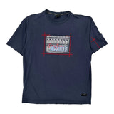 Nyc Sean John Graphic T-Shirt - 2XL Blue Cotton