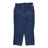 Carhartt Trousers - 32W 29L Blue Cotton