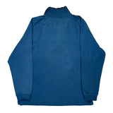 Lacoste 1/4 Zip - Large Blue Cotton