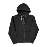 Polo By Ralph Lauren Hoodie - Medium Black Cotton