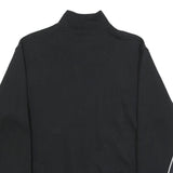 CHAMPION Mens Black & Grey Zip Jacket S Cotton Blend Sport Casual Lightweight