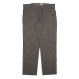 CARHARTT Mens Cotton Brown Relaxed Straight Trousers W36 L32 Workwear Casual