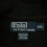 Polo By Ralph Lauren 1/4 Zip - 2XL Black Cotton