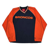 Broncos Nfl Nfl Windbreaker - Large Navy Polyester