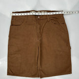 Dickies Carpenter Shorts - 36W 10L Brown Cotton