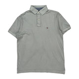 Tommy Hilfiger Polo Shirt - Small Grey Cotton