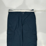 Dickies Cargo Trousers - 35W 30L Navy Cotton