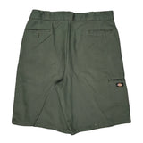 Dickies Chino Shorts - 38W 9L Green Cotton Blend