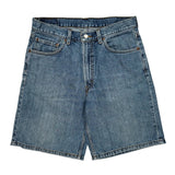 Levis Denim Shorts - 32W 10L Blue Cotton