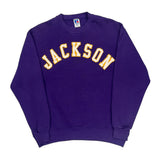 Made In USA Russell Athletic College Sweatshirt - XL Purple Cotton