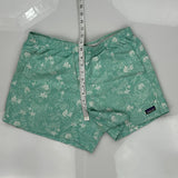 Patagonia Floral Shorts - 30W 5L Green Polyester
