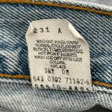 Made In USA Levis 550 Jeans - 32W 33L Light Wash Cotton