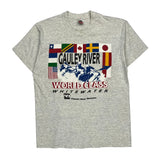 Single Stitch Fruit Of The Loom T-Shirt - XL Gray Cotton