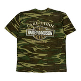 Collectors Edition Harley Davidson Camo T-Shirt - Large Camo Cotton