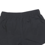 NIKE Womens Black Sports Running Shorts S W26 Polyester Blend Lightweight