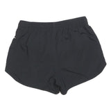 NIKE Womens Black Sports Running Shorts S W26 Polyester Blend Lightweight