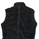 PATAGONIA Womens Black Zip Jacket L Cotton Fleece Soft Warm Classic Casual